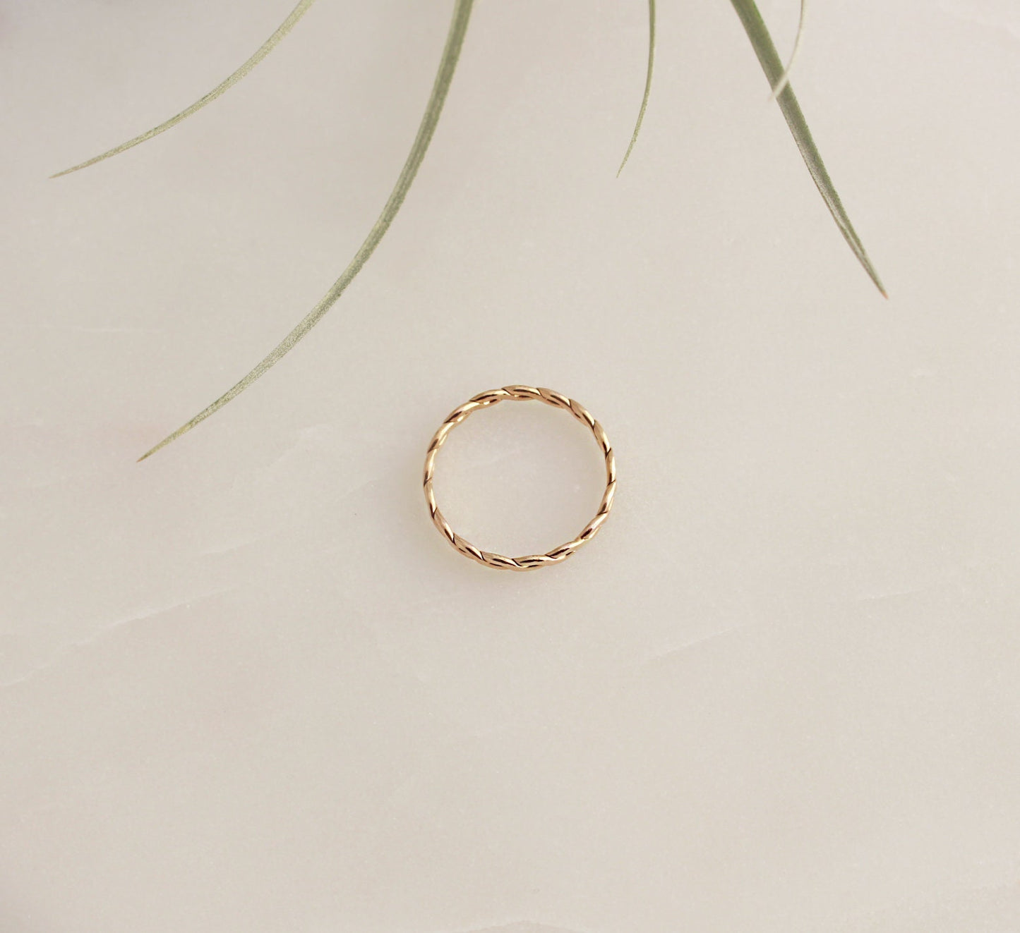 Woven Ring - 14k Gold Filled. Thickness 2.4mm, Stacking, Layering, Woven Twisted Gold Filled Ring